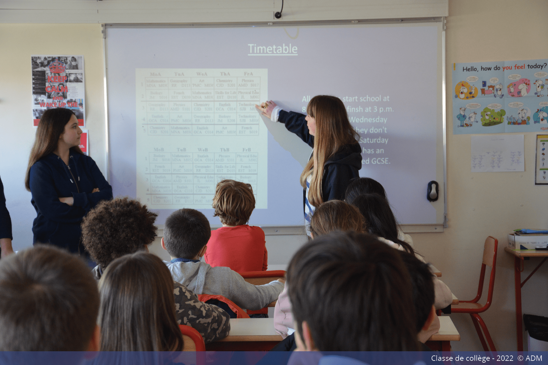 Classe de collège