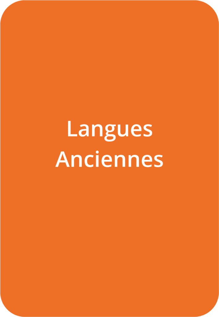 LANGUES ANCIENNES